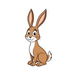vector illustration of a rabbit