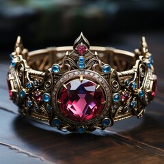 Luxury gold and silver jewelry with diamonds, gems, and crystals, including rings, necklaces, bracelets, and beads, perfect for Christmas gifts and elegant fashion accessories