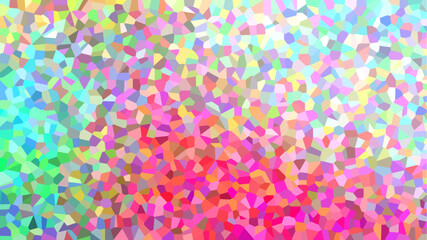 Multicolor abstract modern mesh crystal texture.