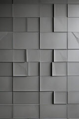 grey tile floor isolated Stock Photos Pictures & Royalty Abstract Geometric Pattern Lines Tessellation and Modern Art Aesthetic on White Background with Perspective View Stock Photos & Royalty Images