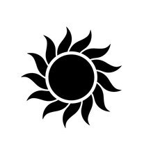 Fototapeta premium black sun element