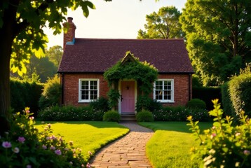 Cozy Suburb Brick Cottage - Dreamy Exterior