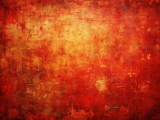 Obraz premium Deep Red Distressed Canvas Texture: Grunge Vintage Background for Artistic Designs