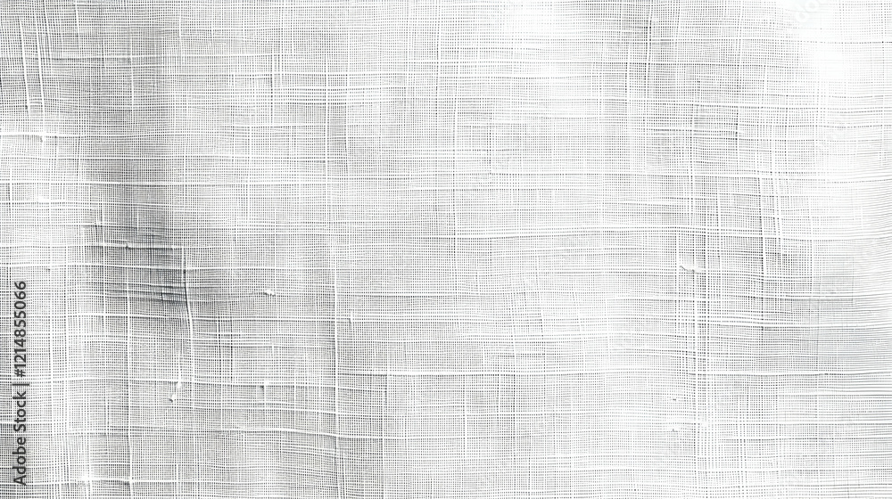 Poster White Woven Fabric Texture Background Creates a Soft and Textured Visual Effect Perfectly for Design Projects.