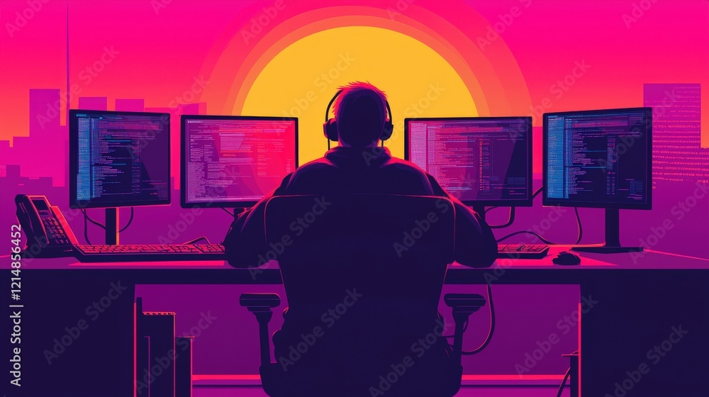 Poster an agent managing a ticketing system while on a live call.