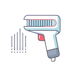 barcode scanner icon, barcode scanner vector illustration-simple illustration of barcode scanner, perfect for barcode scanner logos and icons