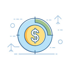 finance icon, finance vector illustration-simple illustration of finance, perfect for finance logos and icons