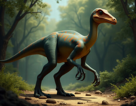 Deinocheirus was a strange, large ornithomimosaur dinosaur from the Late Cretaceous with enormous arms and claws