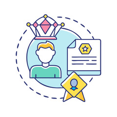 Fototapeta premium premium membership icon, premium membership vector illustration-simple illustration of premium membership, perfect for premium membership logos and icons