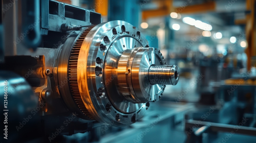 Poster steps in turbine manufacturing highlighting engineering intricacies optimization techniques efficien