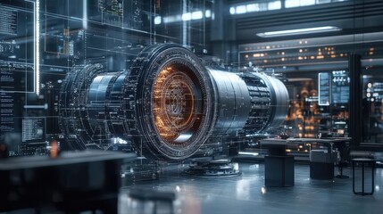 Development turbine mechanics in engineering workplaces focusing on innovative technologies industrial practices