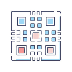 qr code icon, qr code vector illustration-simple illustration of qr code, perfect for qr code logos and icons