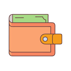 wallet icon, wallet vector illustration-simple illustration of wallet, perfect for wallet logos and icons