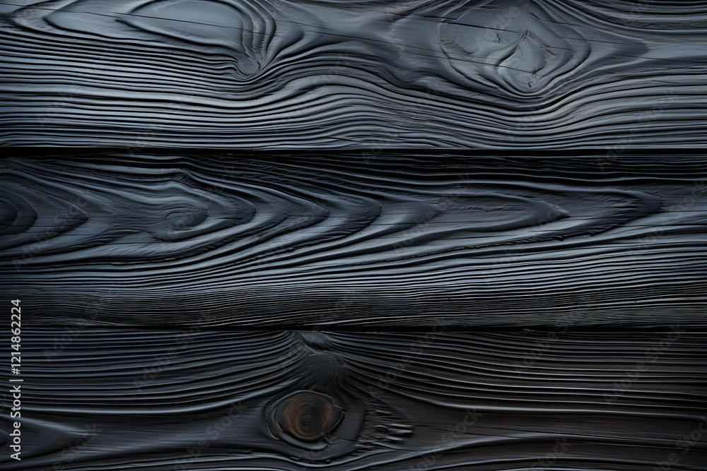 Poster dark wooden planks texture forms a natural, rustic background with wood grain patterns prominently d