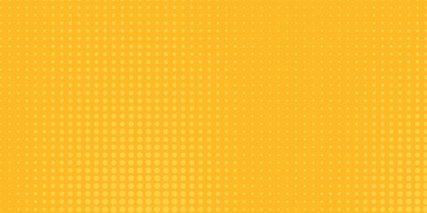 Dots halftone yellow and dark blue color pattern gradient grunge texture background dots