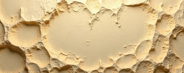 Abstract beige rock wall texture, warm tones, rough surface , interior, cream