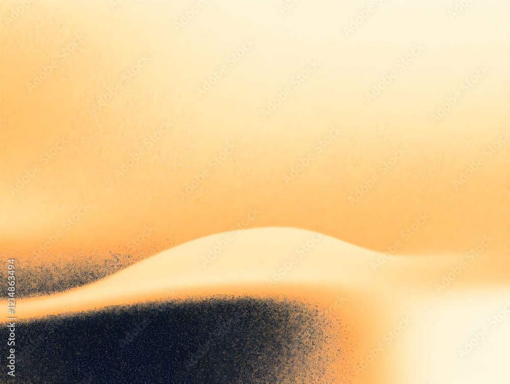 Poster abstract background creates smooth, flowing waves with subtle textured details and soft color transi