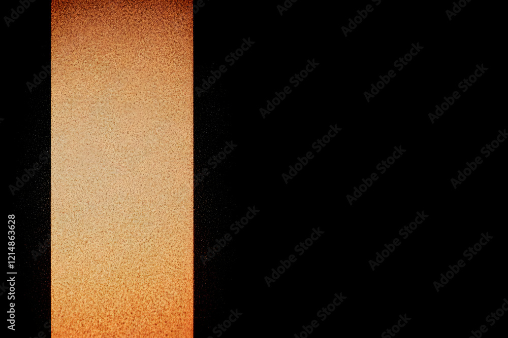 Aufkleber abstract background with orange gradient and textured surface on black background
