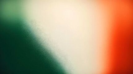 Fototapeta premium Abstract Background Blends Green, Cream, and Orange Hues Smoothly and Beautifully