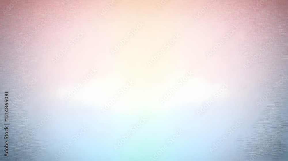 Poster pastel gradient background creates a soft and dreamy atmosphere with subtle texture