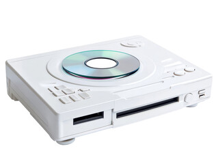 Fototapeta premium Isolated White CD Player