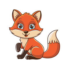 Cute Cartoon Fox
