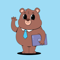 Cute Cartoon Illustration - Adorable Characters for Kids and Fun Designs