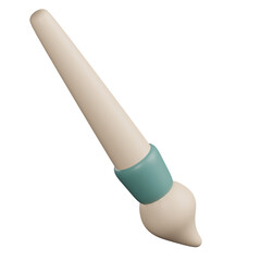 3d Illustration of Paintbrush