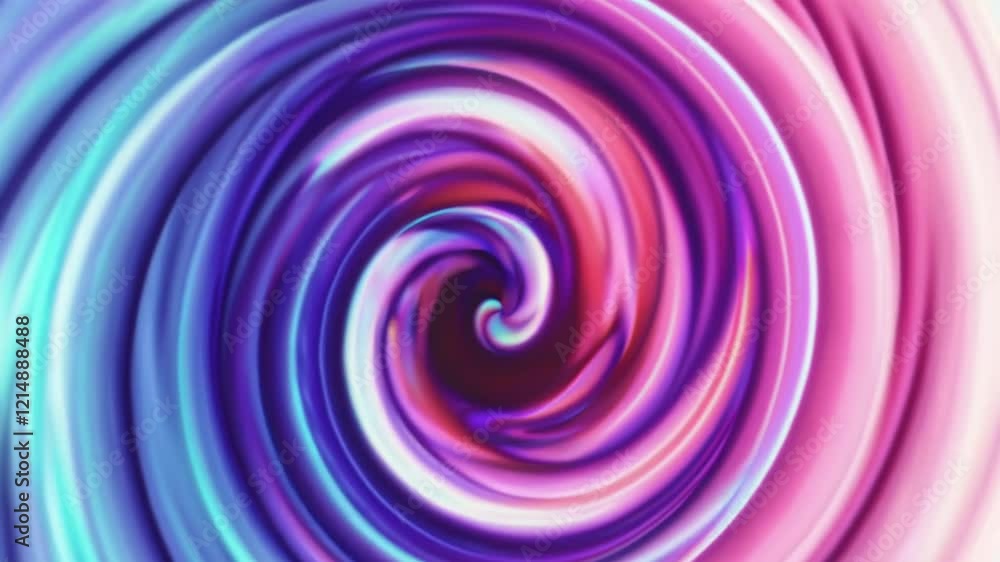 Poster a mesmerizing abstract swirl with vibrant pink and purple tones, creating a dynamic and dreamy motio