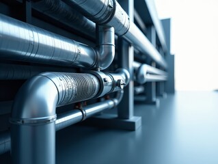 Stunning Ventilation System Pipes - Detailed, High-Quality AI Art