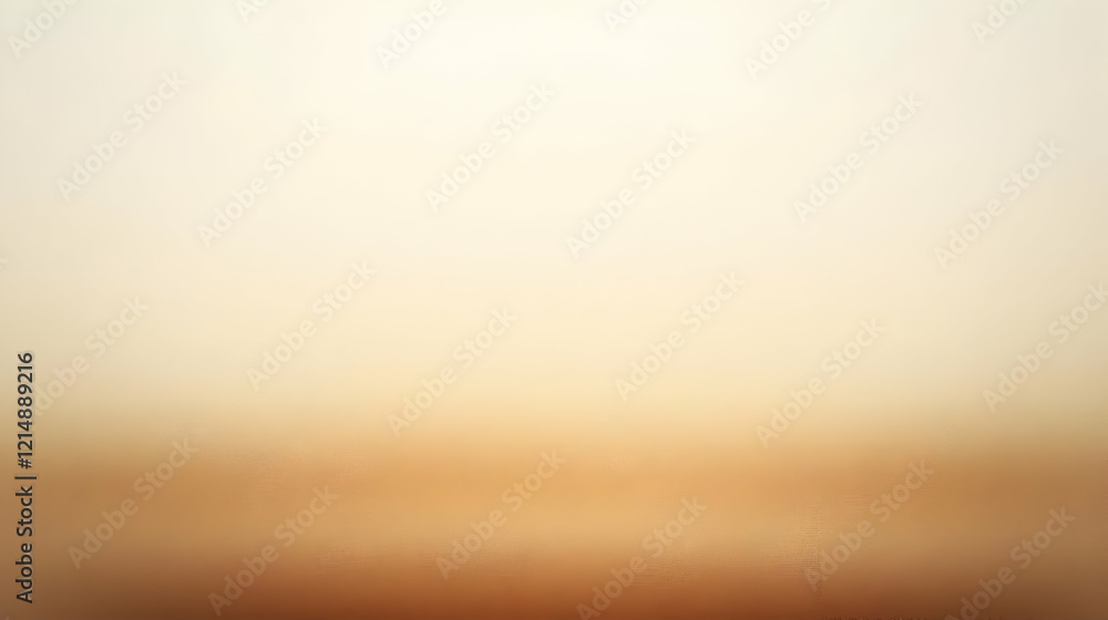 Poster abstract beige and orange gradient background creates a smooth and warm visual effect
