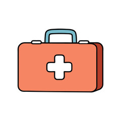 first aid kit vector illustration