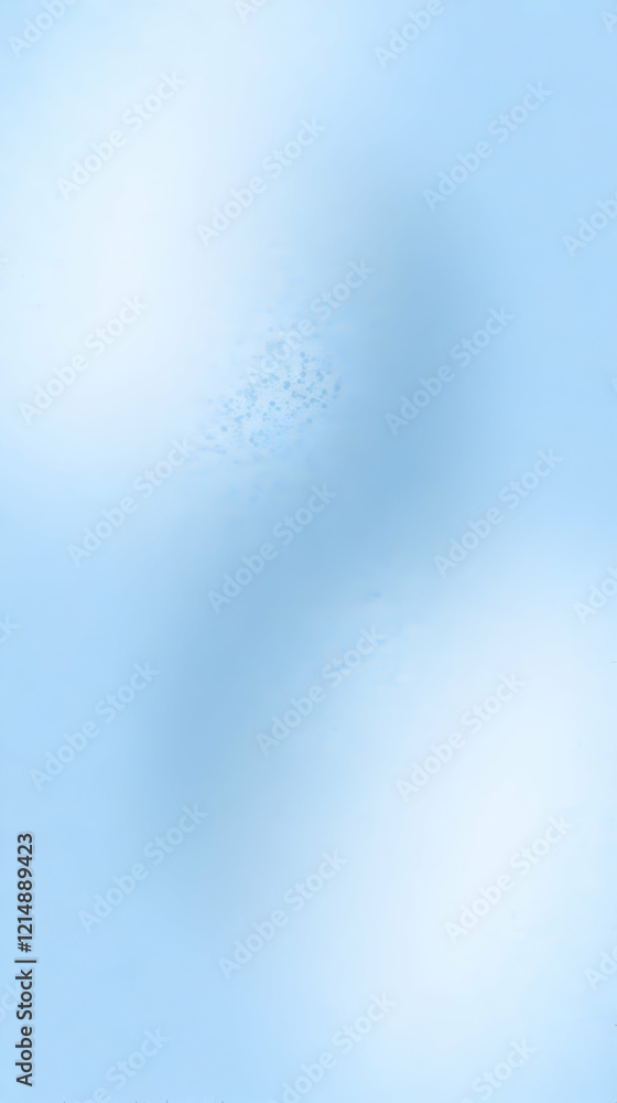 Poster soft blue gradient background creates a serene and calming atmosphere for various design projects