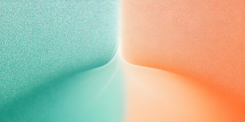 Abstract Background Blends Teal and Orange with Subtle Texture and Gradient