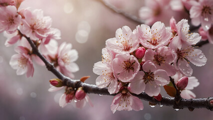 Fototapeta premium Beautiful Cherry Blossom Photography in Spring