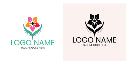 Floral logo for company