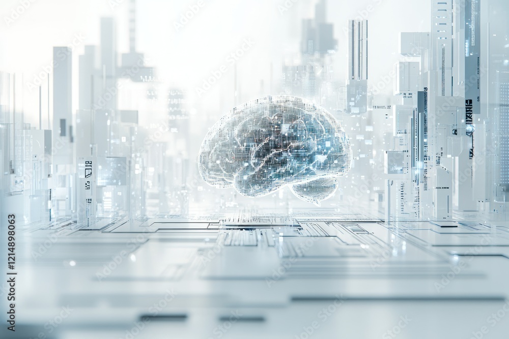 Poster digital brain representation in a technology environment