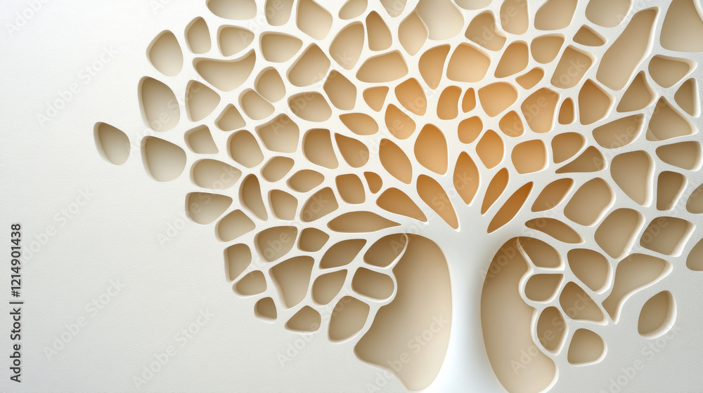 Poster hallucination, a high-fidelity image of a uniquely twisted tree with intricate branches, showcasing 