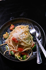 Spaghetti with Tomatoes – Rustic Homemade Dish