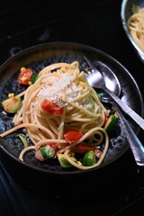 Spaghetti with Tomatoes – Rustic Homemade Dish