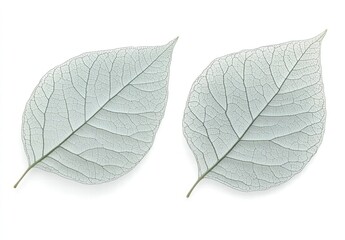 Two leaves are shown side by side