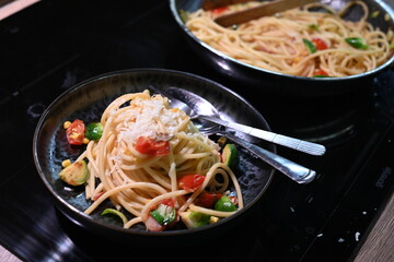 Spaghetti with Tomatoes – Rustic Homemade Dish