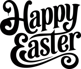Happy easter svg