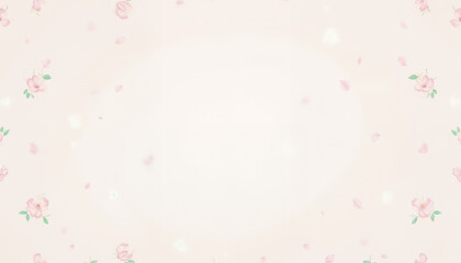 Spring background in colorful paper style, A watercolor painting of flowers with text space, flower abstract  background