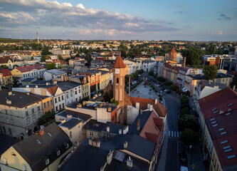 Brodnica - Panorama miasta, Stary Ratusz, Kościół Farny, Wieża Bociania, Ruiny Zamku Krzyżackiego