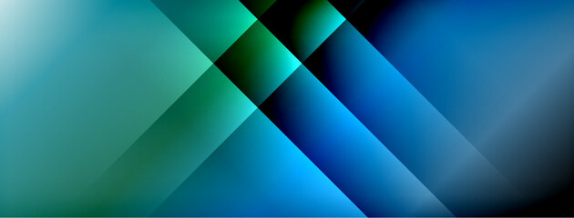 Colorful gradient with lines made of shadow and light. Creative background