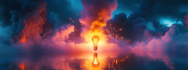 Fototapeta premium Illuminated Creativity