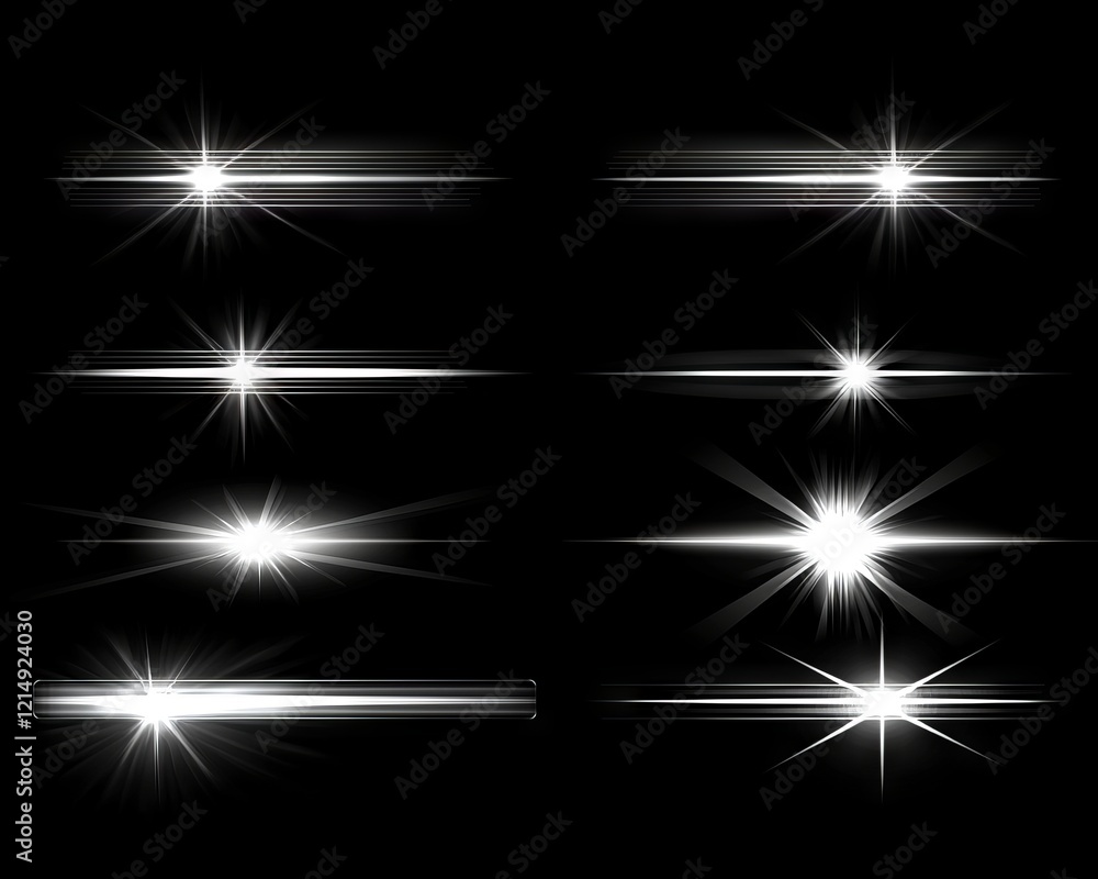 Poster array of modern glossy web buttons, designed for text or icon placement.