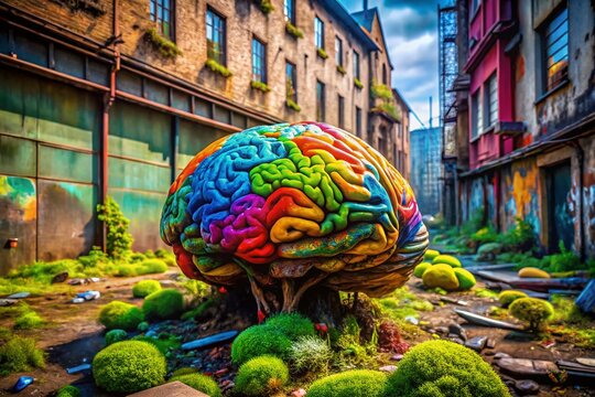 Exploding Brain of Innovation: Abstract Urban Exploration Photography