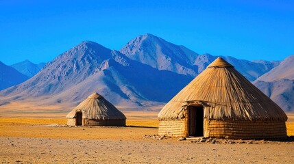 Nomadic camps in Mongolia&rsquo;s rugged landscape